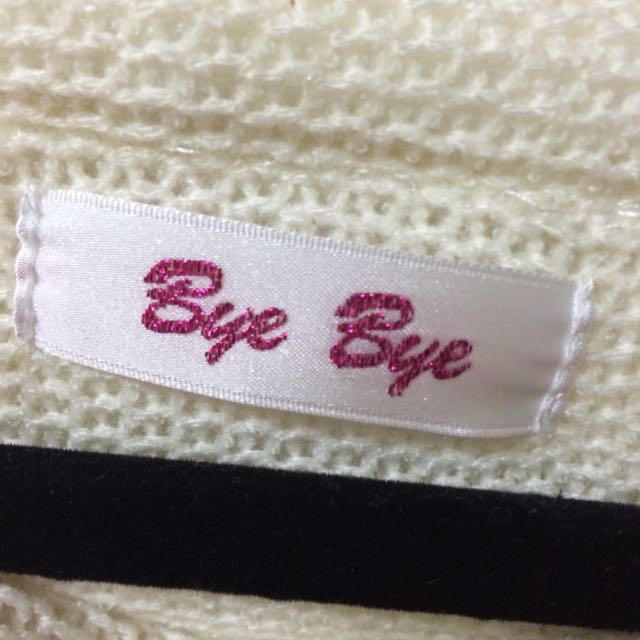 ByeBye(バイバイ)のオフショル ニット ホワイト レディースのトップス(ニット/セーター)の商品写真