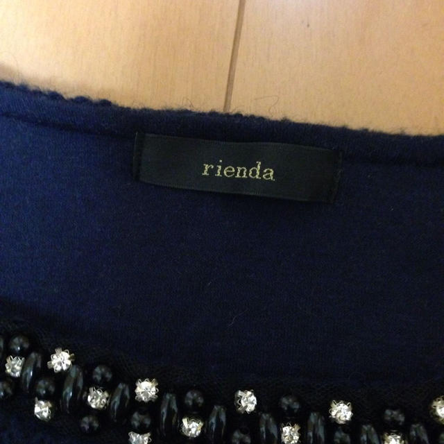 rienda(リエンダ)の♡rienda ビジュー付きワンピース♡ レディースのワンピース(ミニワンピース)の商品写真