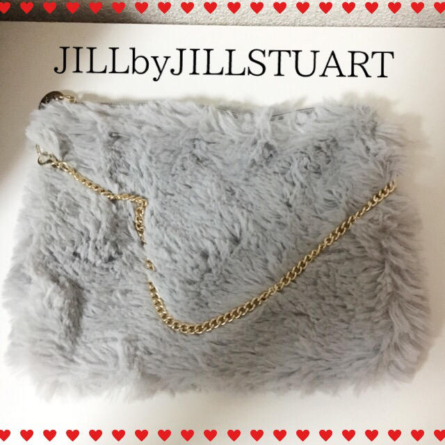 JILL by JILLSTUART(ジルバイジルスチュアート)のJILLbyJILL STUART♡モコモコ♡フェイクファー♡ポーチ レディースのファッション小物(ポーチ)の商品写真