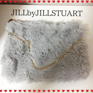 ジルバイジルスチュアート(JILL by JILLSTUART)のJILLbyJILL STUART♡モコモコ♡フェイクファー♡ポーチ(ポーチ)