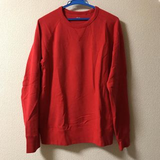 ユニクロ(UNIQLO)のユニクロ スウェット レッド Ｌ(スウェット)