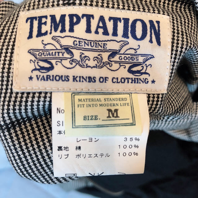 TEMPTATION リバーシブル ジャケット メンズのジャケット/アウター(ナイロンジャケット)の商品写真