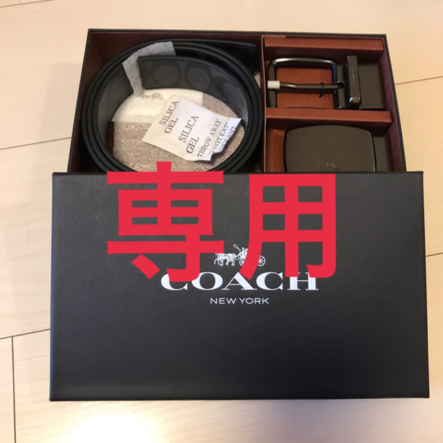 COACH(コーチ)のCOACHコーチ リバーシブルベルト メンズのファッション小物(ベルト)の商品写真