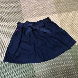 ポロラルフローレン(POLO RALPH LAUREN)の☆ポロラルフローレン スカート ネイビー 取外自由リボンベルト付き(スカート)