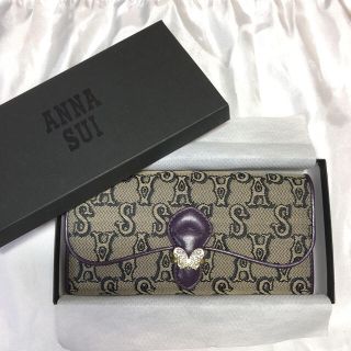 アナスイ(ANNA SUI)のANNA SUI 牛革 ホノグラム柄 長財布(財布)