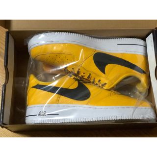 ナイキ(NIKE)のAIRFORCE1 NBA イエロー(スニーカー)