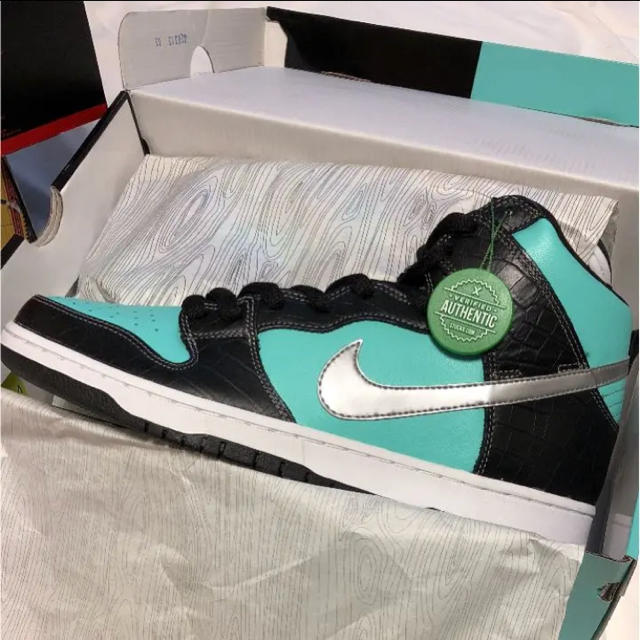 送料無料！Nike Dunk SB High Tiffany 30cmメンズ