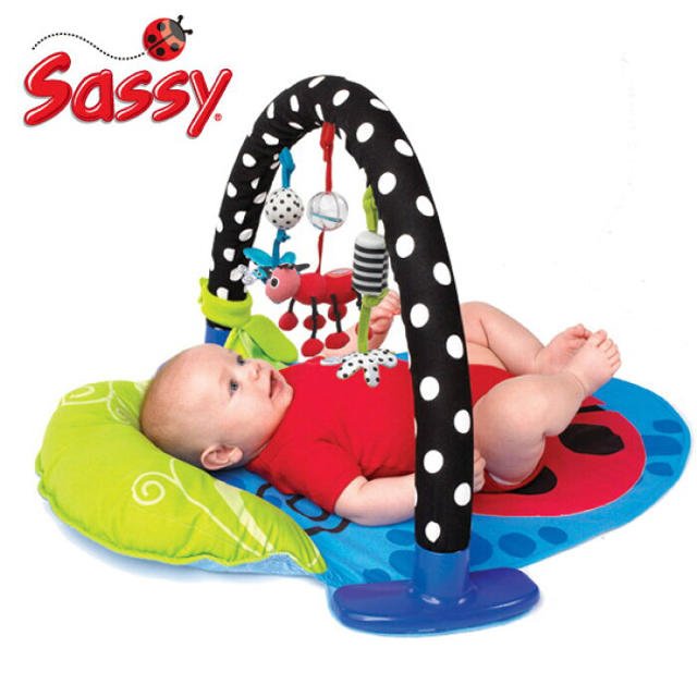 Sassy(サッシー)のSassy サッシーベビージム プレイマット Stim Gym キッズ/ベビー/マタニティのおもちゃ(ベビージム)の商品写真