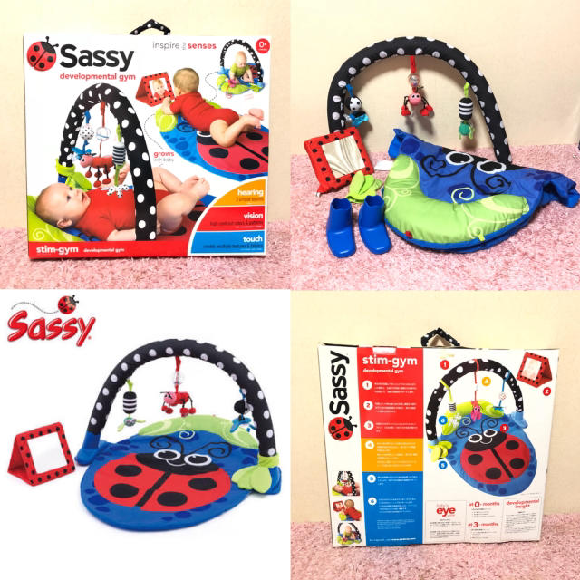 Sassy(サッシー)のSassy サッシーベビージム プレイマット Stim Gym キッズ/ベビー/マタニティのおもちゃ(ベビージム)の商品写真