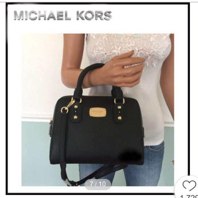 Michael Kors(マイケルコース)の【美品・一度のみ使用】マイケルコース ショルダーバッグ ブラック レディースのバッグ(ハンドバッグ)の商品写真