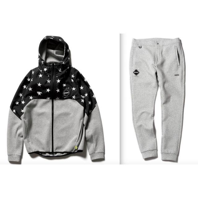 FCRB HOODY & SWEAT PANT セットアップ グレースターM