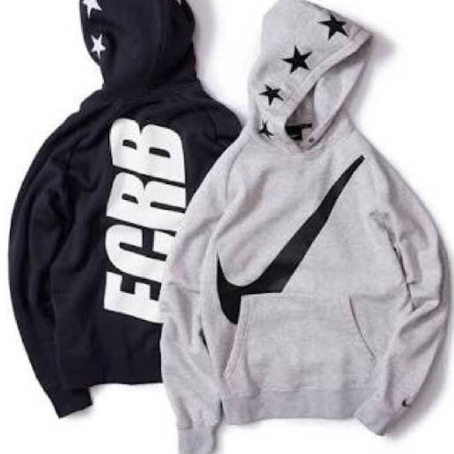 新品レアアイテム‼️ NIKE FCRB コラボ パーカー グレーS