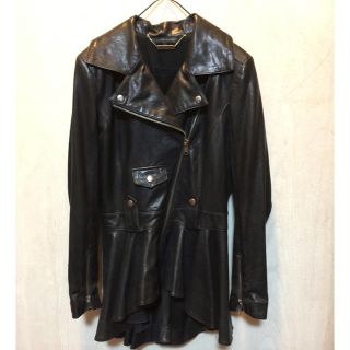 Alexander McQueen - アレキサンダーマックイーン レザージャケットの