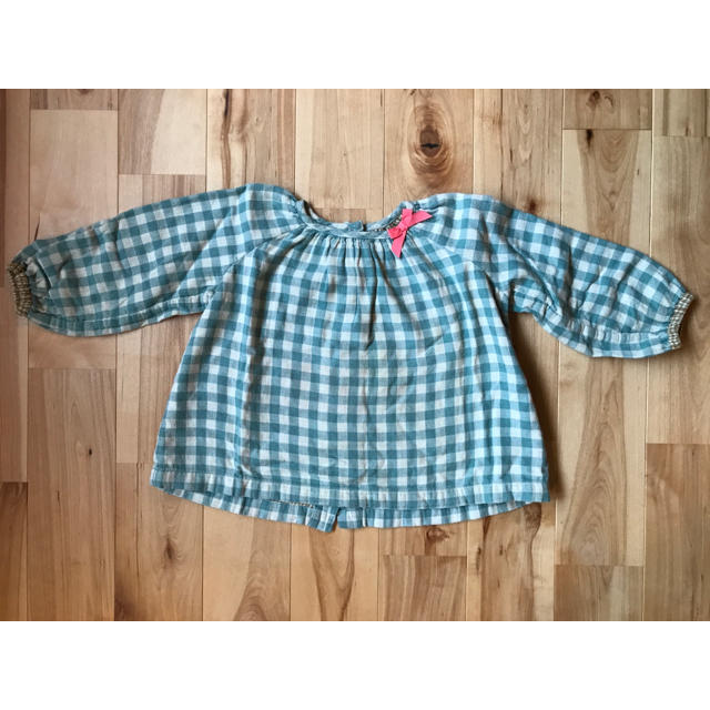 PETIT BATEAU(プチバトー)のプチバトー ブラウス 18m キッズ/ベビー/マタニティのベビー服(~85cm)(シャツ/カットソー)の商品写真