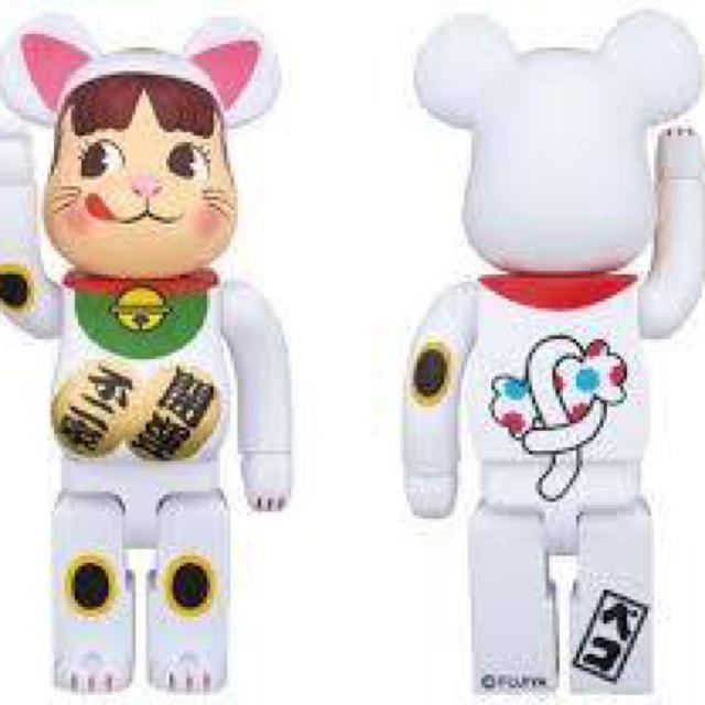 BE@RBRICK 招き猫 ペコちゃん 蓄光 1000％　数量限定