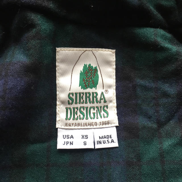 シェラ sierra designs pendleton マウンテンパーカー