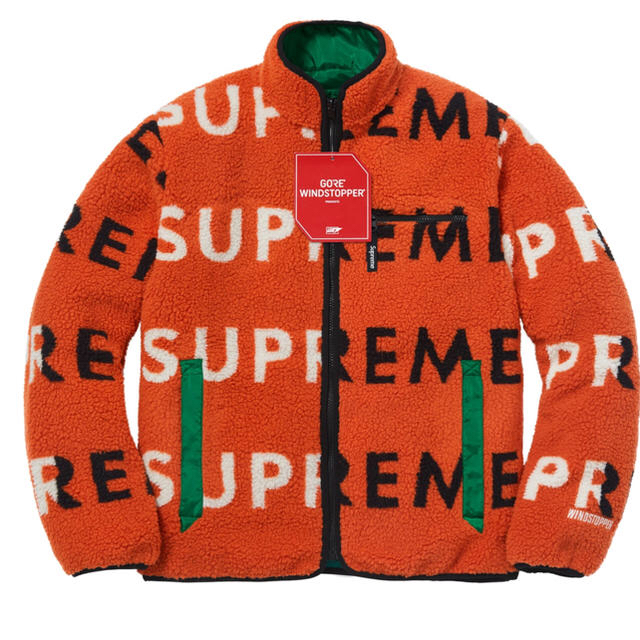 Supreme(シュプリーム)のSupreme 18AW Reversible Logo Fleece  メンズのジャケット/アウター(ブルゾン)の商品写真