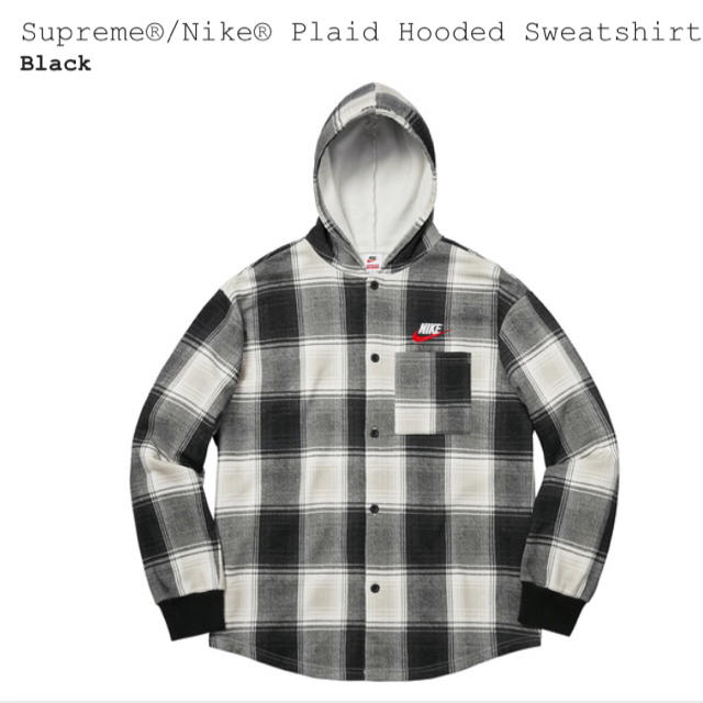 Supreme Nike Plaid Hooded