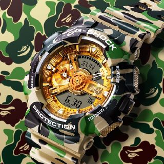 アベイシングエイプ(A BATHING APE)の【国内正規】A BATHING APE x G-SHOCK gshock(腕時計(デジタル))