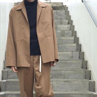 18ss AURALEE オーラリー シャツジャケット 18aw(ブルゾン)