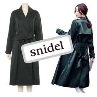 スナイデル(SNIDEL) トレンチコート(レディース)(グリーン・カーキ ...