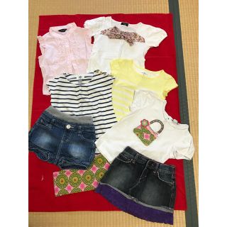 コムサイズム(COMME CA ISM)の女の子 110 まとめ売り ブランド半袖 夏物 まとめ売り(Tシャツ/カットソー)