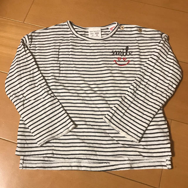 ZARA KIDS(ザラキッズ)のzarababy ボーダー ロンT キッズ/ベビー/マタニティのキッズ服女の子用(90cm~)(Tシャツ/カットソー)の商品写真