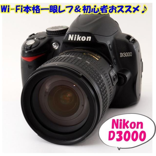 Nikon本格一眼レフ＆初心者おススメ♪Nikon ニコン D3000-