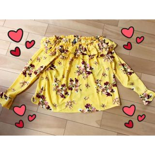 フォーエバートゥエンティーワン(FOREVER 21)の値下げ再出品☆未使用品☆七分袖オフショルダー(カットソー(長袖/七分))