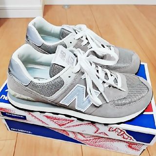 ニューバランス(New Balance)のいちごさん専用💞2点セット💞ニューバランス スニーカー　25cm　グレー(スニーカー)