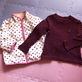 ファミリア(familiar)のファミリア 子供用 ニット・UNIQLOフリース (ニット)