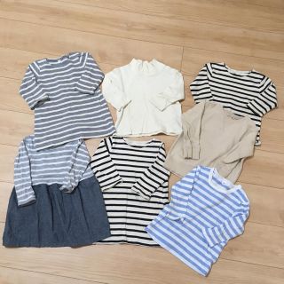 ムジルシリョウヒン(MUJI (無印良品))の無印良品 90センチ まとめ売り(Tシャツ/カットソー)