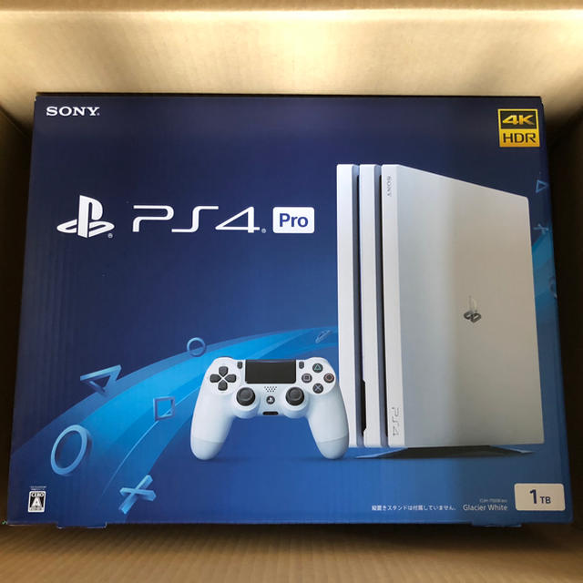 PS4Pro グレイシャーホワイト 新品未開封