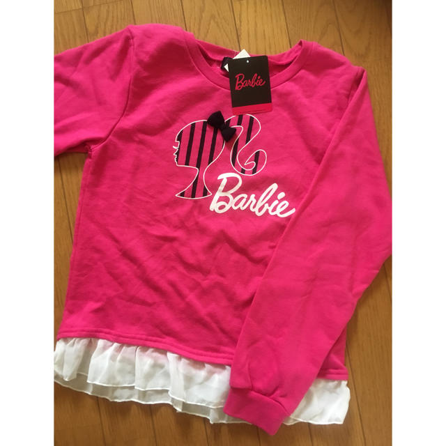 Barbie(バービー)の☆お値下げ☆160センチ☆Barbie☆薄手トレーナー☆新品☆ キッズ/ベビー/マタニティのキッズ服女の子用(90cm~)(Tシャツ/カットソー)の商品写真