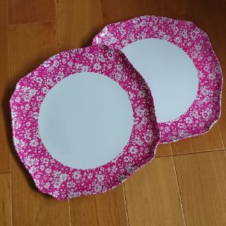 ザラホーム(ZARA HOME)の未使用ZARAHome メラニンプレート2枚(食器)