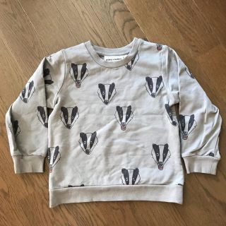 ボボチョース(bobo chose)の美品 mini rodini ミニロディーニ  スウェット サイズ92-98(Tシャツ/カットソー)