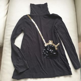 ザラキッズ(ZARA KIDS)のオシャレ デザインタートルネック長袖トップス(Tシャツ/カットソー)