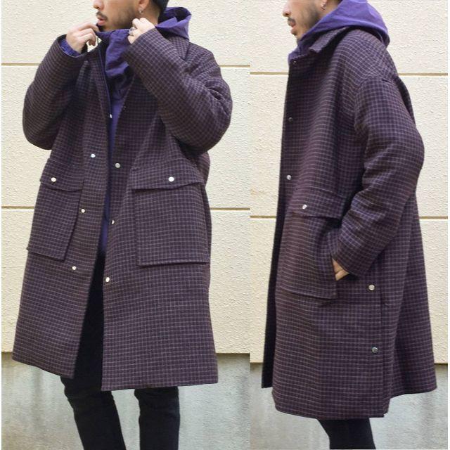 Unused アンユーズド  17aw ガンクラブチェックコート