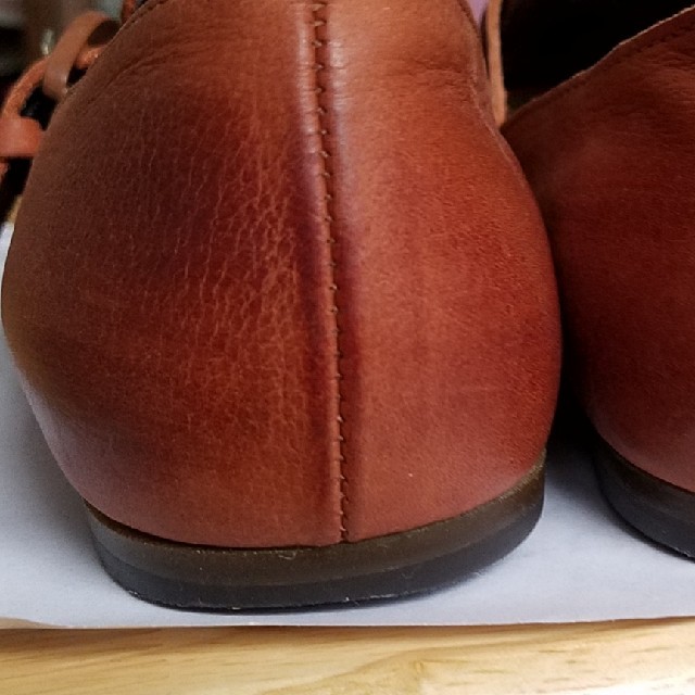 hips(ヒップス)の革、フラットシューズ レディースの靴/シューズ(ローファー/革靴)の商品写真