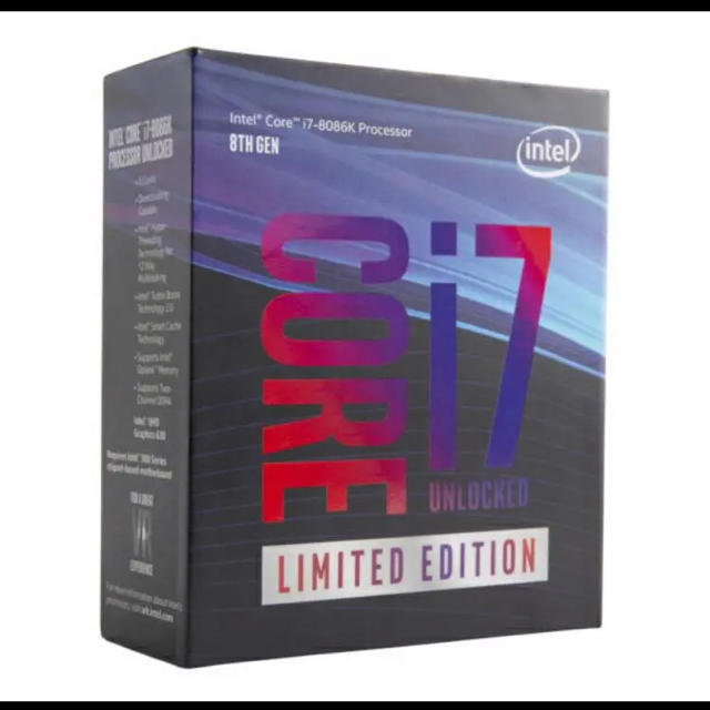 ☆新品☆Intel Core i7 8086K Limited Edition - PCパーツ