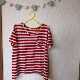 マジェスティックレゴン(MAJESTIC LEGON)のマジェ ♡ ボーダーカットソー(Tシャツ(半袖/袖なし))