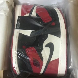 ナイキ(NIKE)のair jordan 1 og red toe(スニーカー)