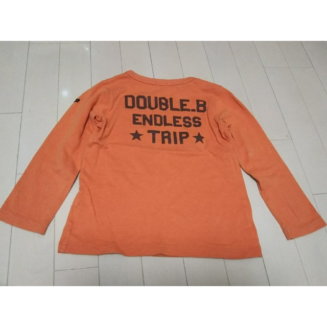 DOUBLE.B(ダブルビー)のミキハウスダブルB 長袖Tシャツ120cm キッズ/ベビー/マタニティのキッズ服男の子用(90cm~)(Tシャツ/カットソー)の商品写真