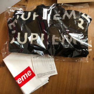 シュプリーム(Supreme)の新品 supreme 18fw WEEK6 リバーシブルロゴ フリース黒M(その他)