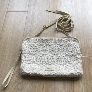 アナスイ(ANNA SUI)のANNA SUI レース 2wayバッグ クラッチ/ショルダー(ショルダーバッグ)