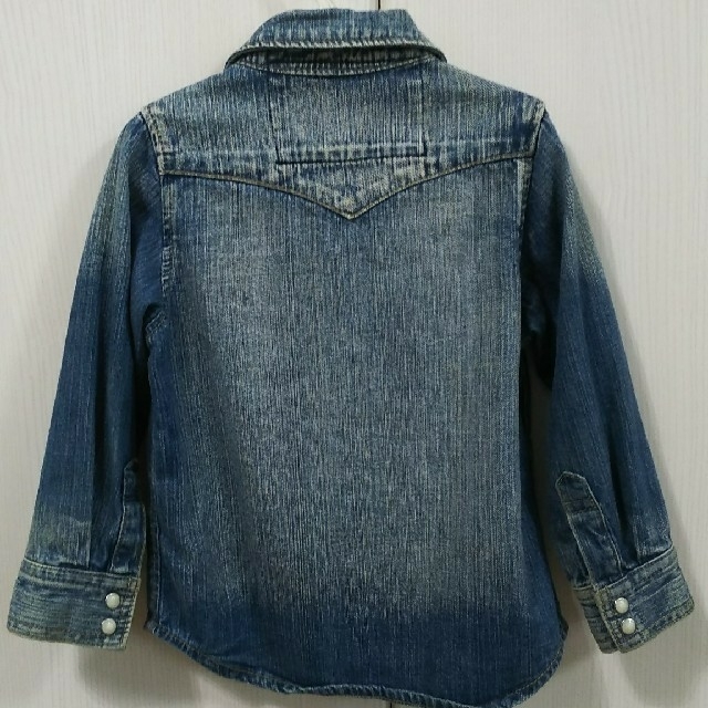 JUNK STORE(ジャンクストアー)のデニムジャケット 100 キッズ/ベビー/マタニティのキッズ服男の子用(90cm~)(ジャケット/上着)の商品写真