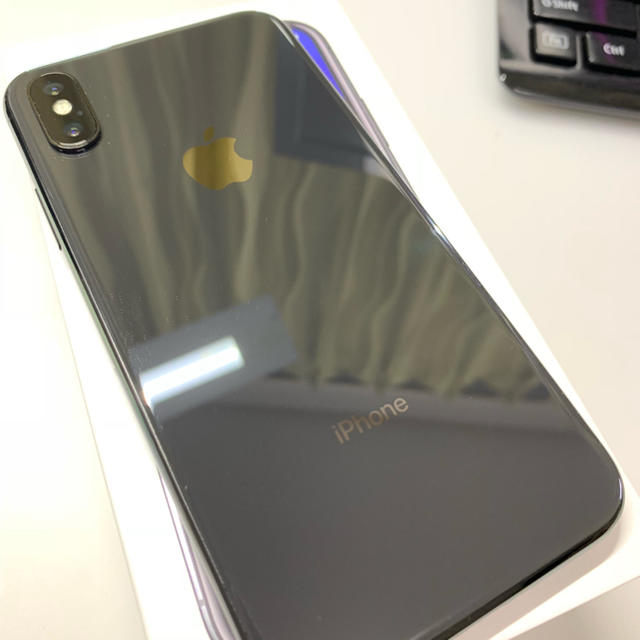 iPhone x 64gb simフリー スペースグレー アップルストア購入