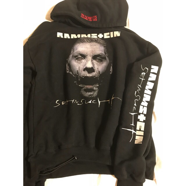 Vetements rammstein パーカー