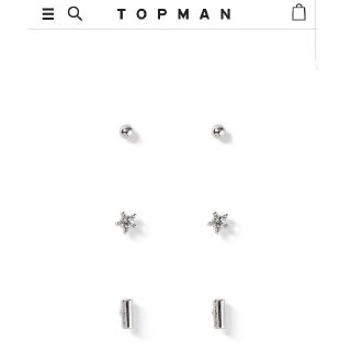 トップマン(TOPMAN)のTOPMAN ピアス 新品未使用(ピアス(両耳用))