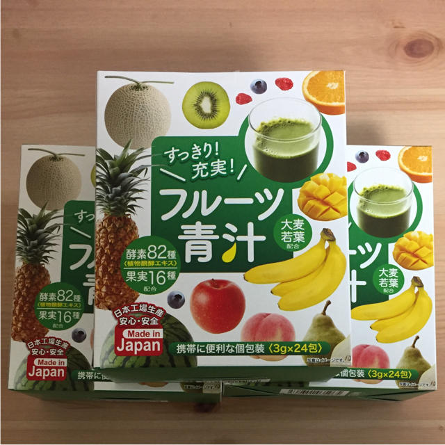 すっきり充実フルーツ青汁 新品 一箱 食品/飲料/酒の健康食品(青汁/ケール加工食品)の商品写真